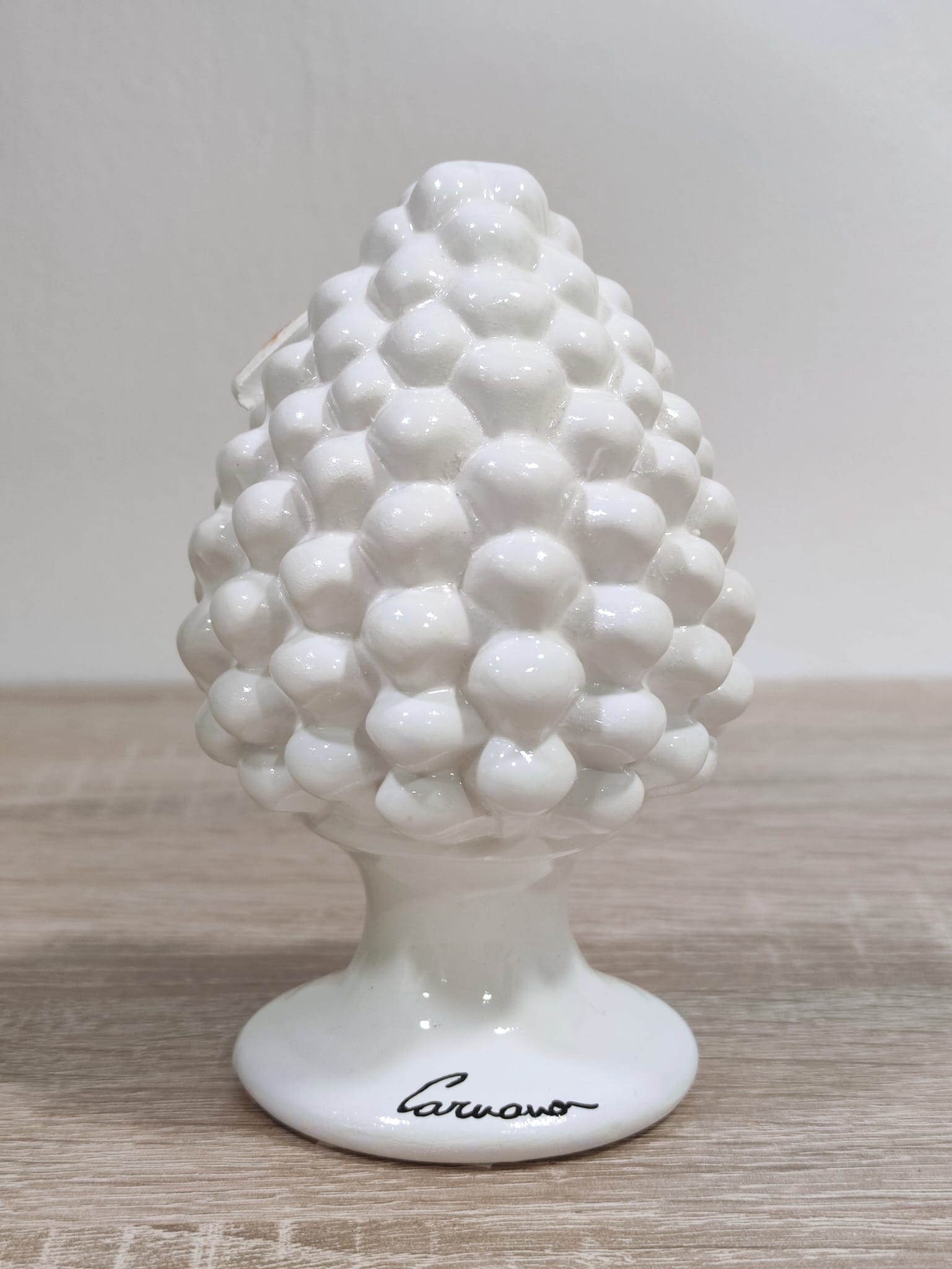 Natività ceramica bianca stilizzata cm 18 | vendita online su HOLYART